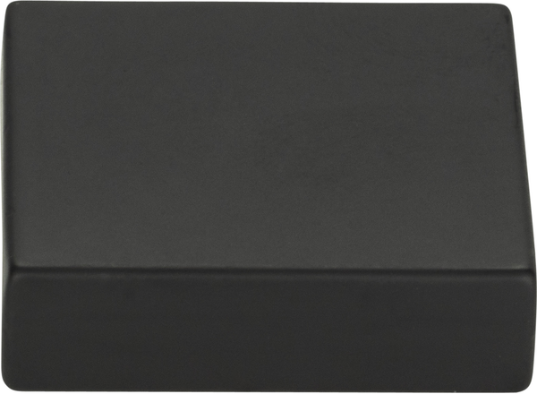 Thin Square Knob 1 1/4'' Matte Black A833-BL