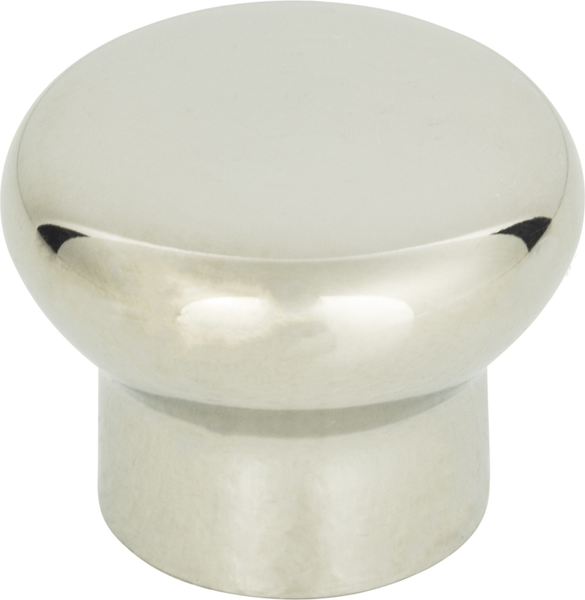 Stainless Steel Round Knob 1 1/4'' Polished A856-PS