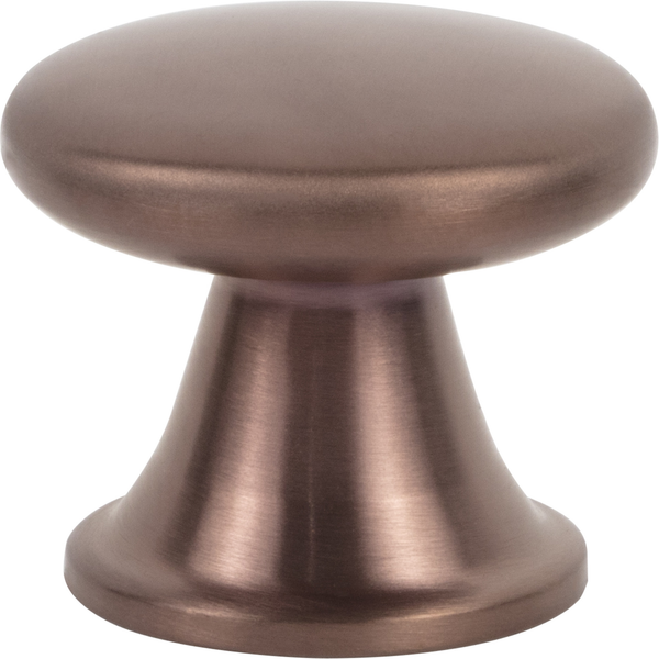 Stainless Burbank Knob 1 1/8'' Matte Rose Gold A969-MRG