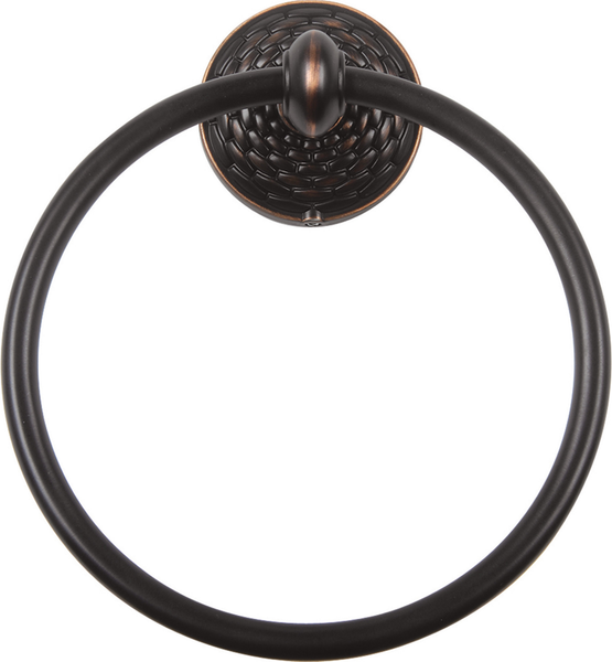 Mandalay Bath Towel Ring Venetian Bronze MANTR-VB