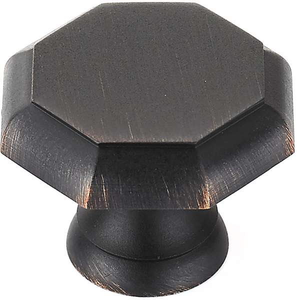 Joliette Transitional Brass Knob BP14630BORB