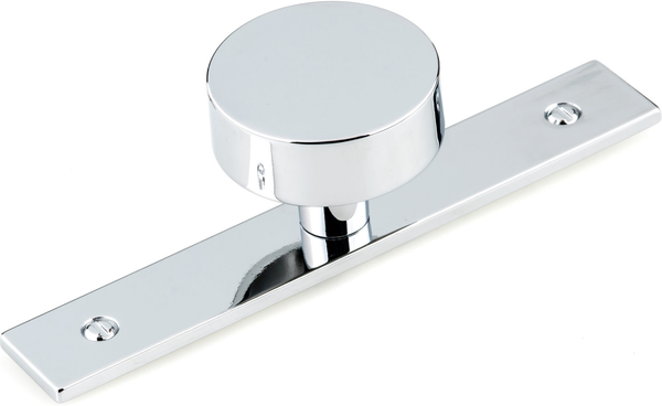 Cranston Contemporary Metal Wardrobe Knob and Backplate BP229540140