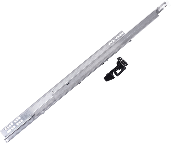 Drawer Slides Drawer Slide Undermount Soft Close 75 lb. Capacity Full Extension 21'' Cadmium Finish HH075214-2C