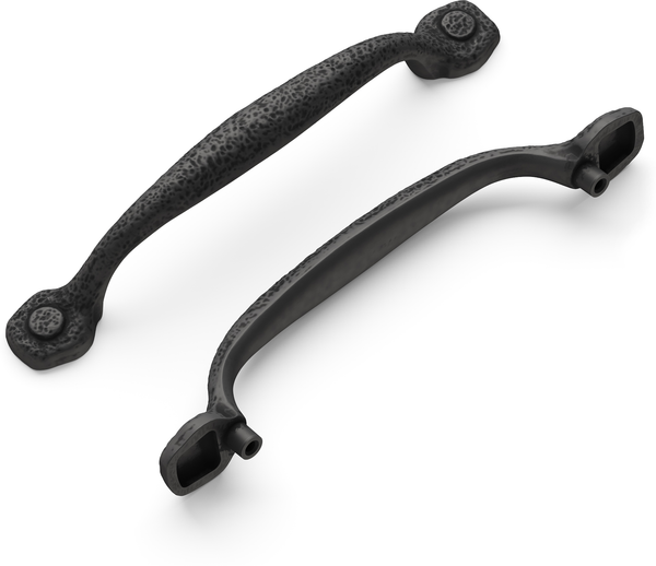 Refined Rustic Collection Pull 5-1/16'' cc Black Iron Finish P2998-BI