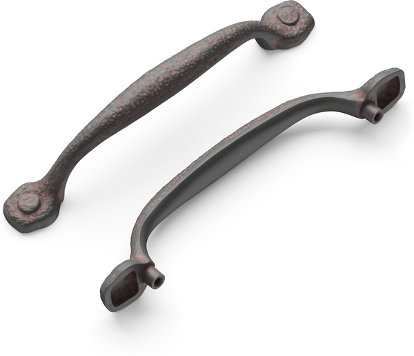 Refined Rustic Collection Pull 5-1/16'' cc Rustic Iron Finish P2998-RI