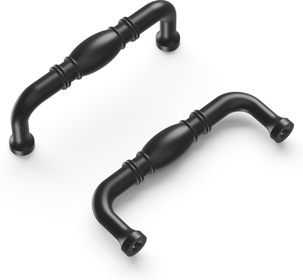 Williamsburg Collection Pull 3'' cc Matte Black Finish P3050-MB