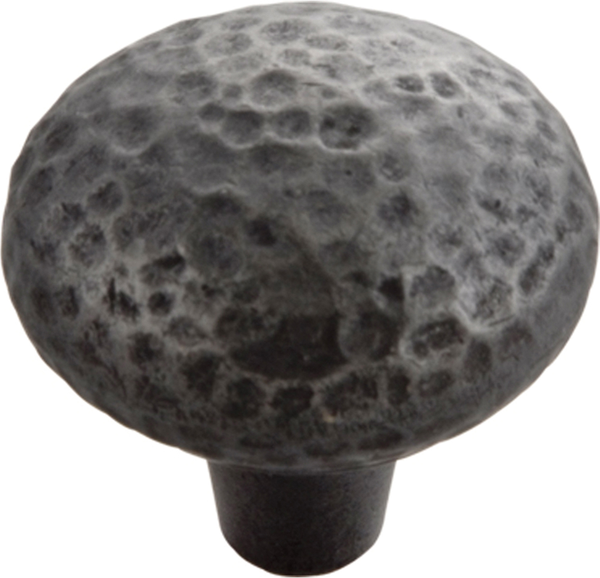 Mountain Lodge Collection Knob 1-3/8'' Diameter Black Iron Finish P3063-BI