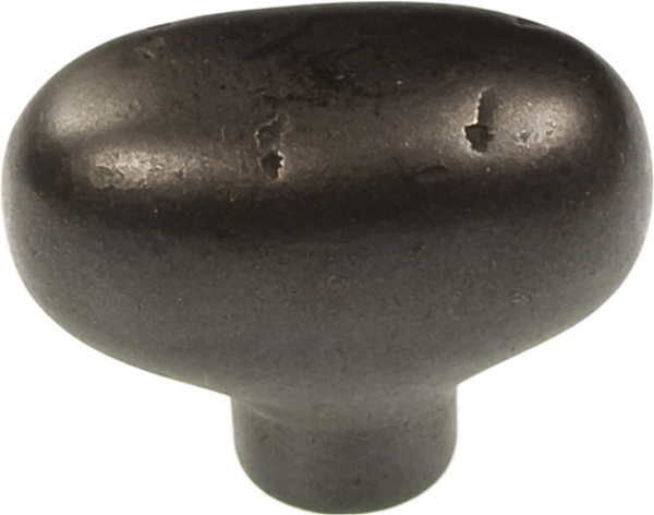 Carbonite Collection Knob 1-7/8'' x 1'' Black Iron Finish P3671-BI