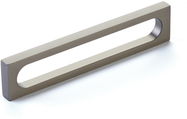 Cafe Pull, Modern Oval Slot, Gun Metal, 5'' cc 10033-GM