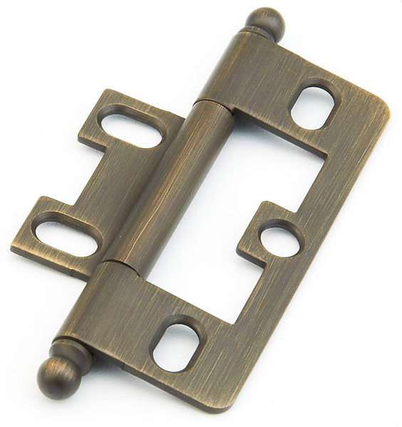 Hinge, Ball Tip Non-Mortise, Antique Light Brass 1100B-ALB