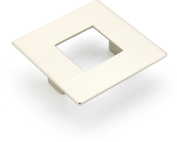 Finestrino Pull, Square, Satin Nickel, 64 mm cc 443-15