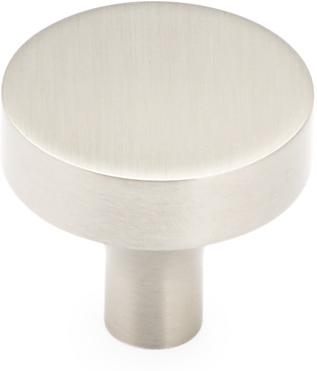 Haniburton Knob, Round, Satin Nickel, 1-1/4'' dia 470-15