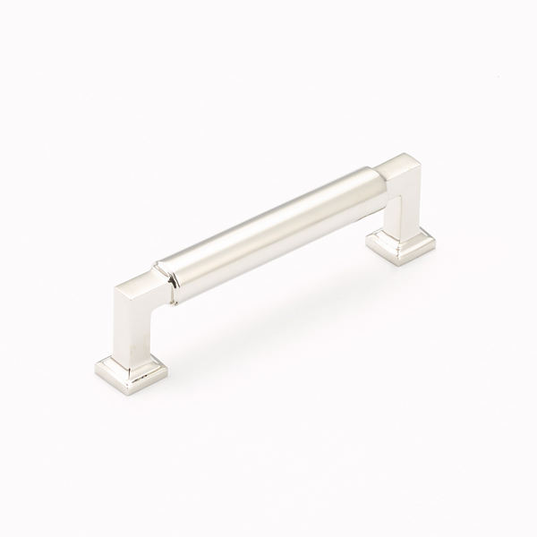 Haniburton Pull, Polished Nickel, 4'' cc 474-PN Haniburton Pull, Polished Nickel, 4'' cc 474-PN