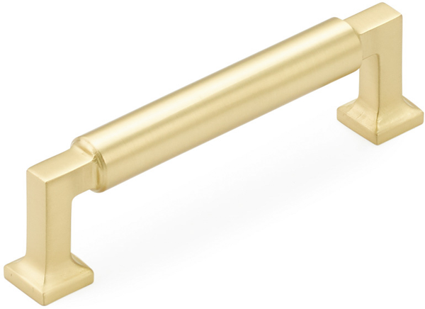 Haniburton Pull, Satin Brass, 4'' cc 474-SB Haniburton Pull, Satin Brass, 4'' cc 474-SB