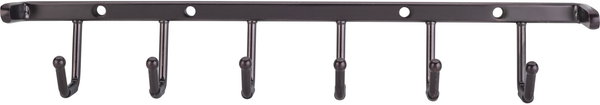 Tie, Belt, & Pant Organizers Brushed Oil Rubbed Bronze Screw-Mount Belt Rack 296B-DBAC