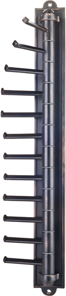 Tie, Belt, & Pant Organizers Brushed Oil Rubbed Bronze 12-Hook Cascading Tie Organizer 357T-DBAC