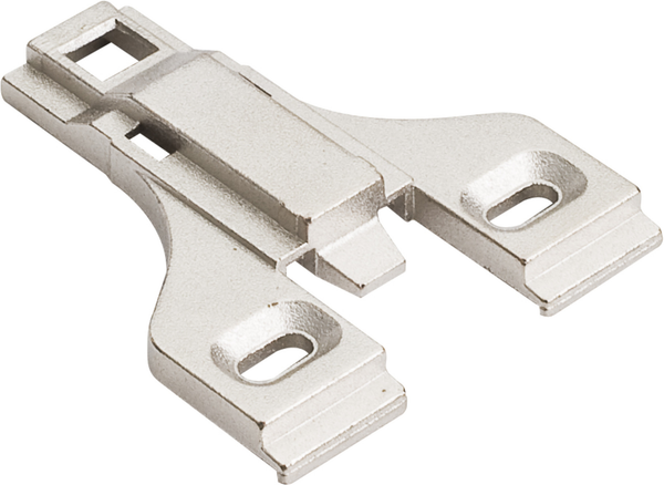 Plates - 400 Series Heavy Duty 3 mm Non-Cam Adj Zinc Die Cast Plate for 500 Series Euro Hinges 400.3454.75