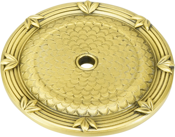 Newport Back Plate, Florentine Gold Plate X8320FG