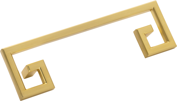 Bijou Meandros Pull 4-1/16'' cc Brushed Golden Brass Finish B076346-BGB