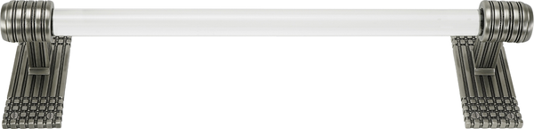 Wilton 24'' Large Towel Bar, Acrylic Handle, Antique Nickel Finish 2100/24/AN