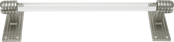 Wilton 30'' Large Towel Bar, Acrylic Handle, Satin Nickel Finish 2100/30/SN