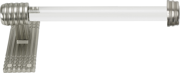 Wilton 12'' Hand Towel Right, Acrylic Handle, Satin Nickel Finish 2114SN