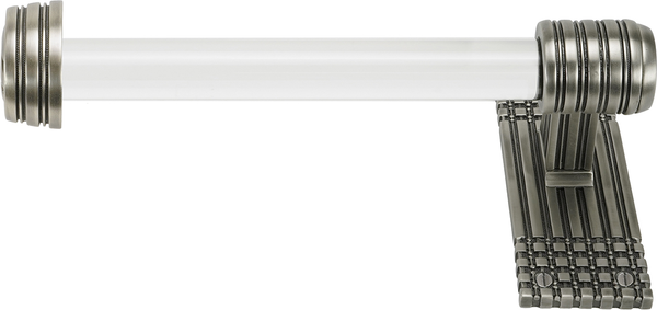 Wilton Tissue Bar Left, Acrylic Handle, Antique Nickel Finish 2115AN