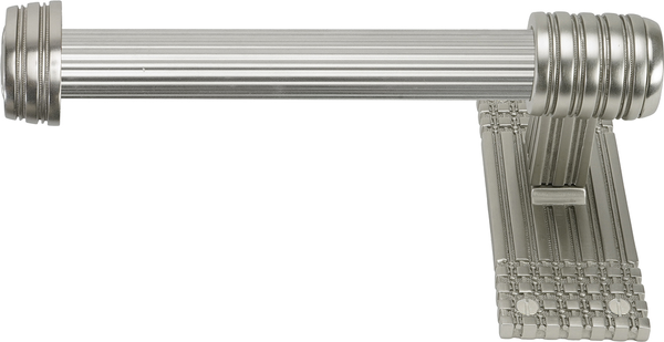 Wilton Tissue Bar Left, Reeded Handle, Satin Nickel Finish 2115R/SN