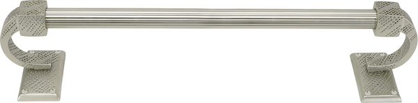 Sutton 24'' Towel Bar, Reeded Handle, Satin Nickel Finish 2200R/24/SN