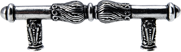 Acanthus 3'' cc pull with feather scroll 1050-9