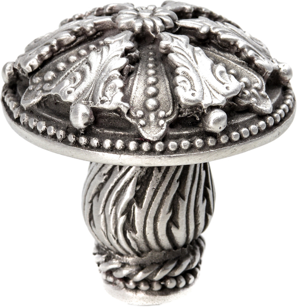 Acanthus large knob Renaissance style with feather scroll foot 1061-11