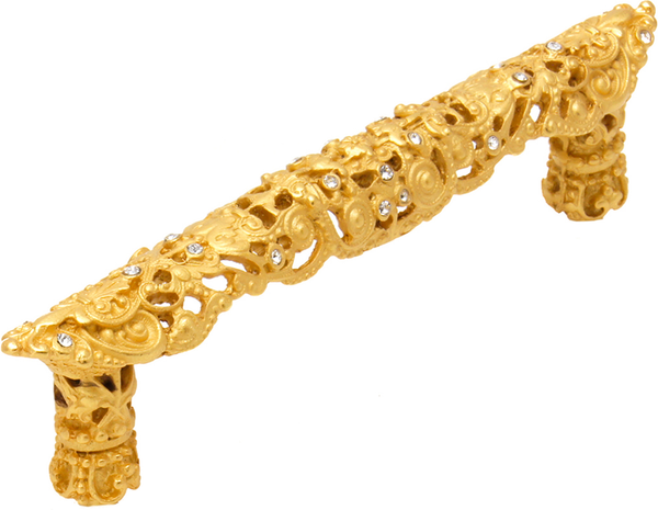 Juliane Grace 4'' cc pull with Swarovski Clear Crystals 149-8C