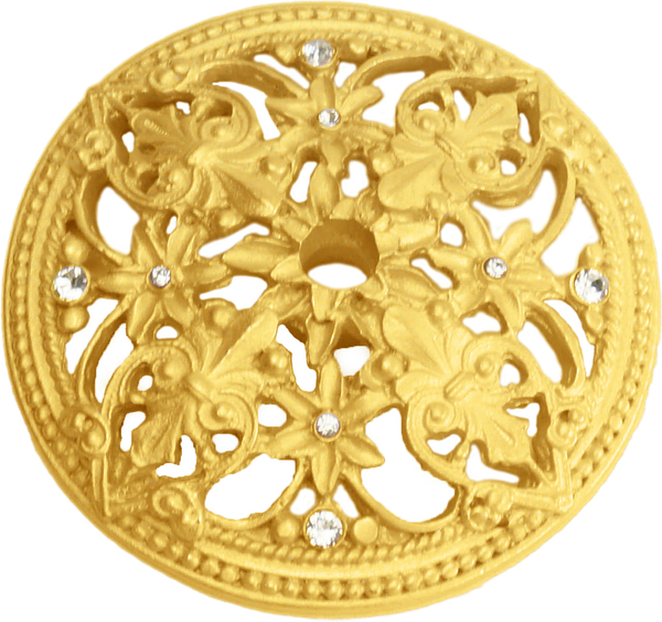 Juliane Grace escutcheon with Swarovski Clear Crystals 155-8C