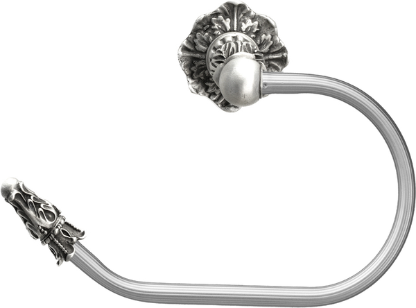 Acanthus swing tissue reeded ring left Renaissance style 1643R-11