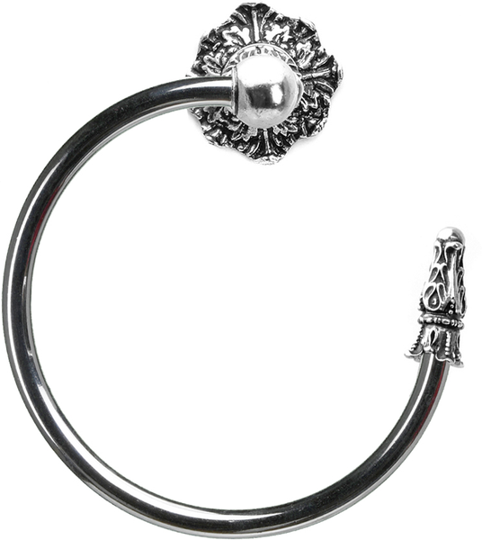 Acanthus swing towel smooth ring left Renaissance style 1645-9