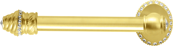 Caché II tissue bar left large escutcheon with Swarovski Clear Crystals 1877-8C