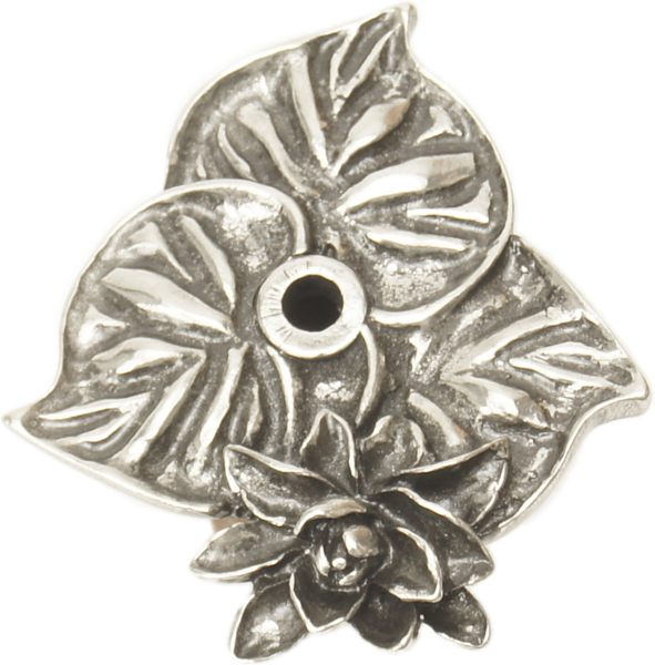 In The Garden Carpe Diem Chalice Triple lily pad back plate 2548-9