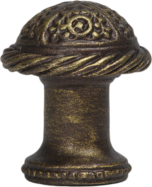Millennium small knob with rope border 328-3