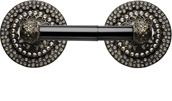 Juliane Grace II tissue post with Swarovski Clear Crystals 4266-3C