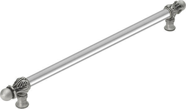 Acanthus 22'' cc with 5/8'' smooth center long pull Romanesque style 5554-11