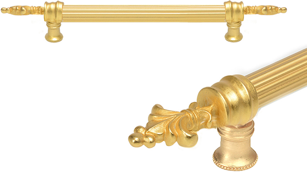 Charlemagne 9'' cc w/ 5/8'' reeded center long pull 5651R-8