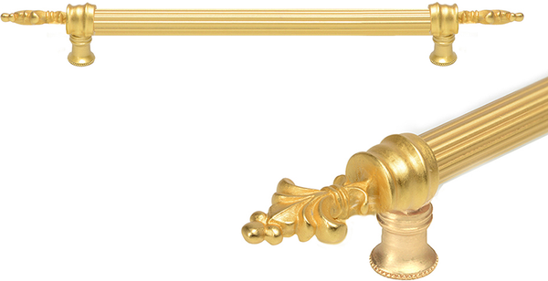 Charlemagne 12'' cc w/ 5/8'' reeded center long pull 5652R-8