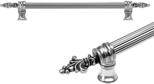 Charlemagne 12'' cc w/ 5/8'' reeded center long pull 5652R-9