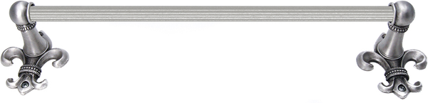 Charlemagne 32'' o.c towel Bar with 5/8'' reeded center 567R-11