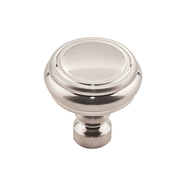 Brixton Rimmed Knob 1 1/4 Inch in Brushed Satin Nickel TK880BSN