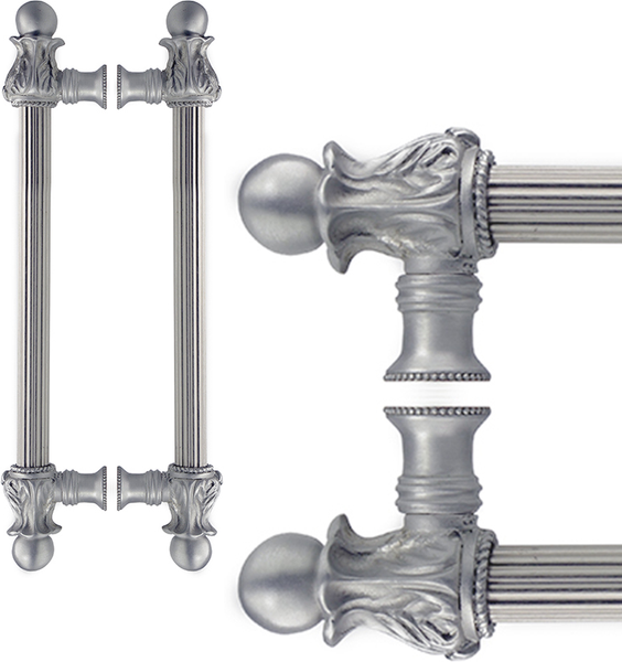 Acanthus Carpe Diem 5860R-23 Chrysalis back to back 6'' cc w/ 5/8'' reeded center long pull Romanesque style 5860R-23