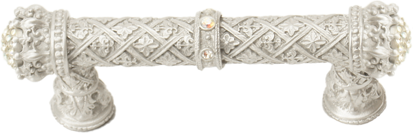 Crowning Glory Queen Elizabeth Carpe Diem 6328-23CAB Chrysalis Queen Elizabeth 3'' cc pull w/ Swarovski Crystals 6328-23CAB