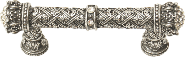 Crowning Glory Queen Elizabeth Carpe Diem 6328-9C Chalice Queen Elizabeth 3'' cc pull w/ Swarovski Crystals 6328-9C