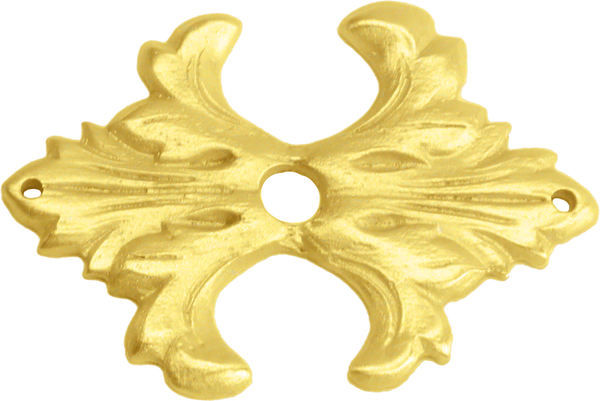 Acanthus medium escutcheon Renaissance style in Gilded Mercury. 682-8