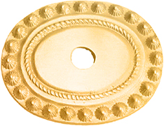 Classic/Beaded Beaded large oval escutcheon 683-8
